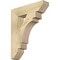Ekena Millwork Merced Slat Rough Sawn Bracket, Douglas Fir, 4"W x 18"D x 22"H BKT04X18X22MRC06RDF - alternate 1